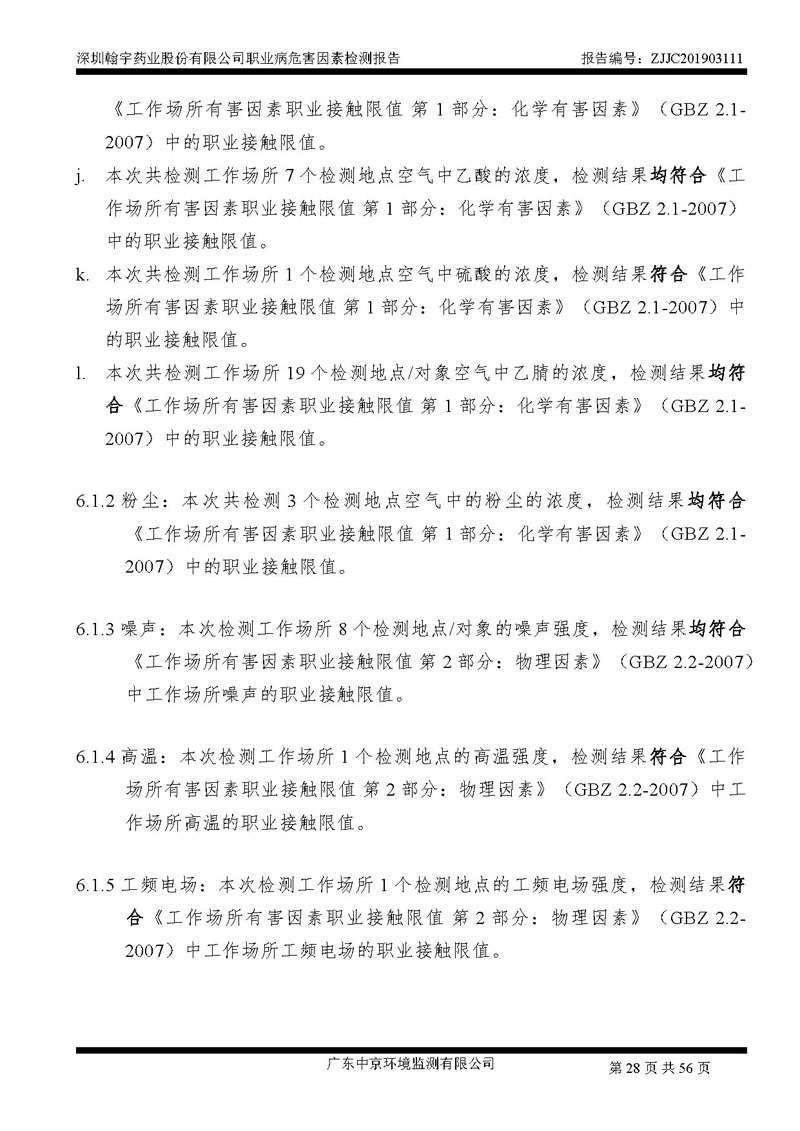 _深圳尊龙凯时-人生就是搏药业股份有限公司南山定期检测报告_页面_28